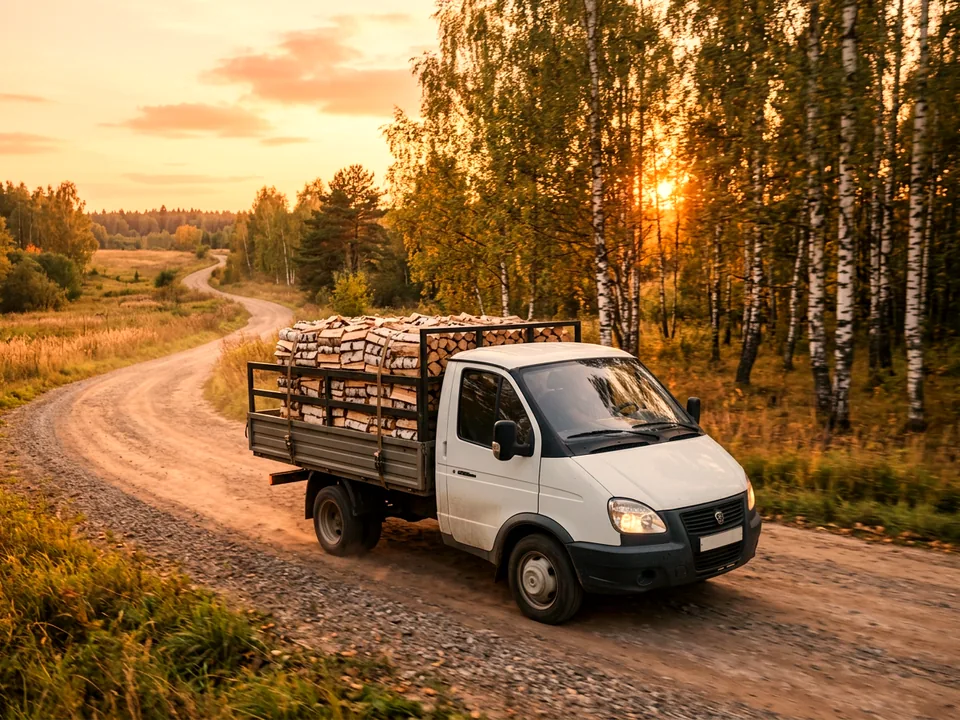 Газель с дровами — доставка в Оренбурге (Оренбургская область)